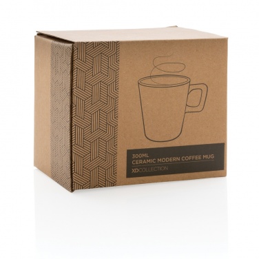 Logo trade promotional product photo of: Ceramic modern coffee mug 300ml