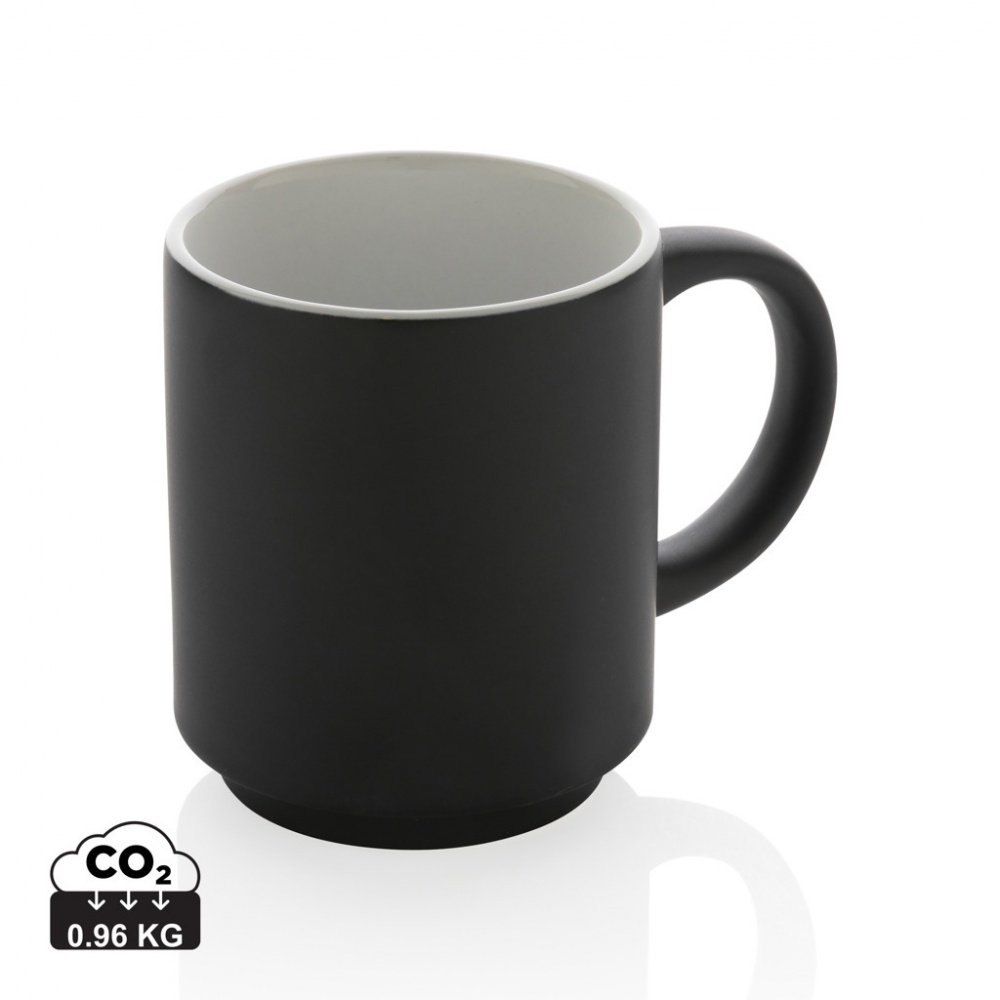 Logo trade promotional merchandise picture of: Ceramic stackable mug 180ml
