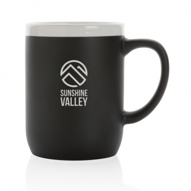 Logotrade promotional giveaway image of: Ceramic mug with white rim 300ml