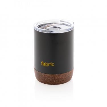 Logotrade promotional item image of: RCS Re-steel cork small vacuum coffee mug
