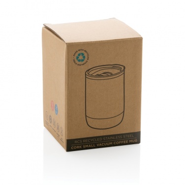 Logotrade promotional merchandise photo of: RCS Re-steel cork small vacuum coffee mug