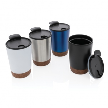 Logotrade business gift image of: GRS RPP stainless steel cork coffee tumbler