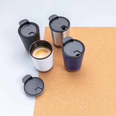 Logo trade promotional items image of: GRS RPP stainless steel cork coffee tumbler