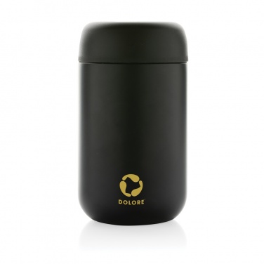 Logo trade business gifts image of: Brew RCS certified recycled stainless steel vacuum tumbler