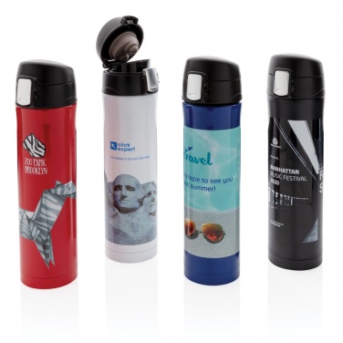 Logo trade promotional gift photo of: RCS Re-steel easy lock vacuum flask