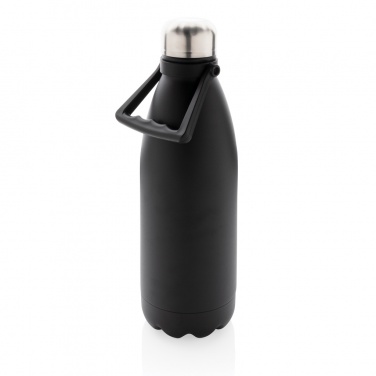 Logo trade promotional gifts image of: RCS Recycled stainless steel large vacuum bottle 1.5L