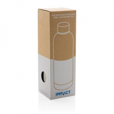 Logotrade promotional product picture of: RCS Recycled stainless steel Impact vacuum bottle