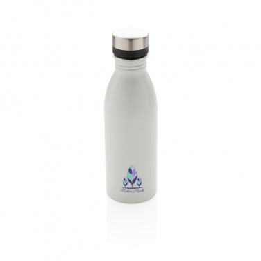 Logo trade advertising product photo of: Deluxe stainless steel water bottle