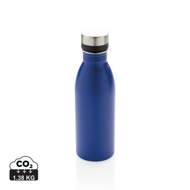 Logo trade promotional items image of: Deluxe stainless steel water bottle