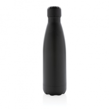 Logotrade promotional merchandise image of: Solid colour vacuum stainless steel bottle 500 ml