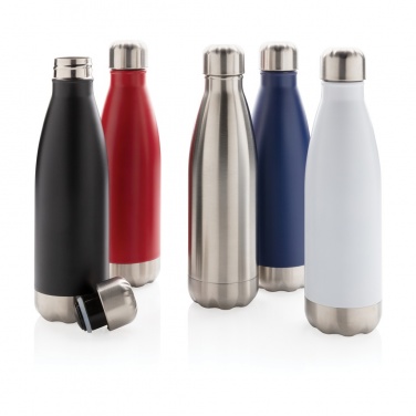 Logo trade promotional giveaways image of: Vacuum insulated stainless steel bottle