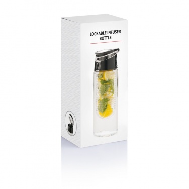 Logo trade promotional gifts picture of: Lockable infuser bottle