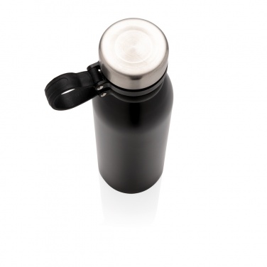Logo trade promotional merchandise image of: Copper vacuum insulated bottle with carry loop