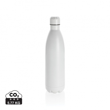 Logotrade promotional product picture of: Solid colour vacuum stainless steel bottle 1L