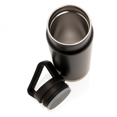 Logo trade advertising product photo of: Leakproof vacuum on-the-go bottle with handle