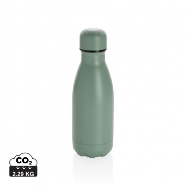 Logo trade advertising products picture of: Solid colour vacuum stainless steel bottle 260ml