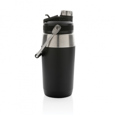 Logo trade promotional merchandise picture of: Vacuum stainless steel dual function lid bottle 500ml