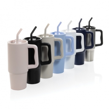 Logo trade business gifts image of: Embrace deluxe RCS recycled stainless steel tumbler 900ml