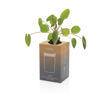 Logo trade promotional gifts image of: Avira Alya RCS Re-steel tumbler 300 ml