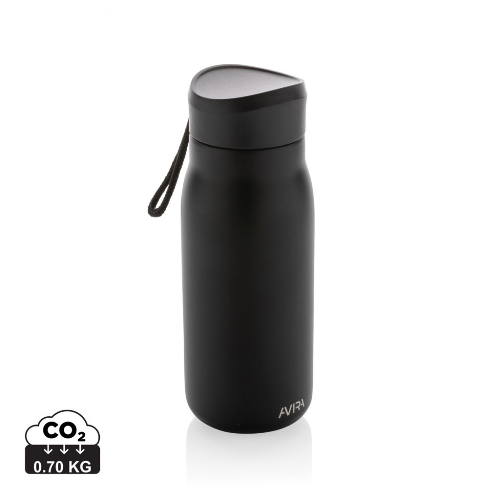 Logo trade promotional merchandise photo of: Avira Ain RCS Re-steel 150ML mini travel bottle