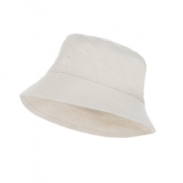 Logo trade business gifts image of: Impact Aware™ 285 gsm rcanvas one size bucket hat undyed