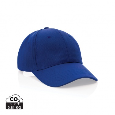 Logo trade promotional gifts picture of: Impact 6 panel 280gr Recycled cotton cap with AWARE™ tracer