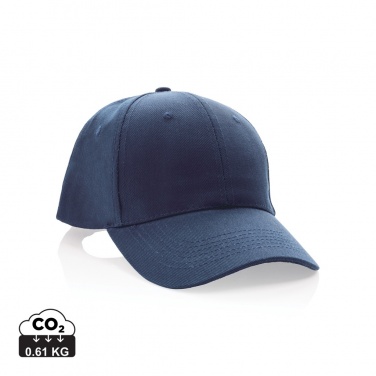 Logotrade promotional merchandise picture of: Impact 6 panel 280gr Recycled cotton cap with AWARE™ tracer