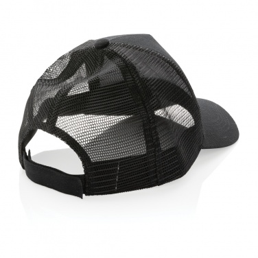 Logotrade corporate gift image of: Impact AWARE™ Brushed rcotton 5 panel trucker cap 190gr