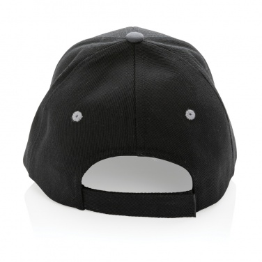 Logotrade corporate gift image of: Impact AWARE™ Brushed rcotton 6 panel contrast cap 280gr