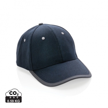 Logo trade promotional giveaway photo of: Impact AWARE™ Brushed rcotton 6 panel contrast cap 280gr