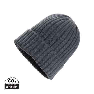 Logo trade promotional merchandise photo of: Kennedi AWARE™ Polylana® beanie with large rib