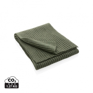 Logotrade corporate gift picture of: Impact AWARE™ Polylana® knitted scarf 180 x 25cm