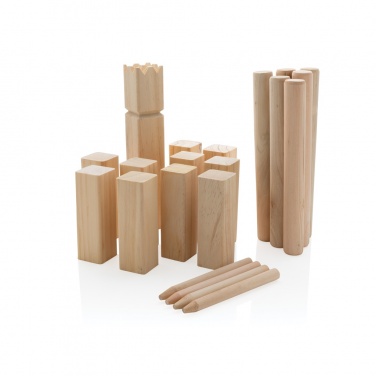 Logo trade promotional gift photo of: Wooden kubb set