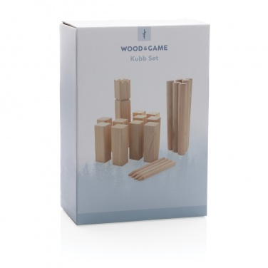 Logotrade promotional giveaway picture of: Wooden kubb set