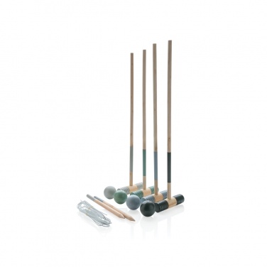 Logo trade promotional products image of: Wooden croquet set