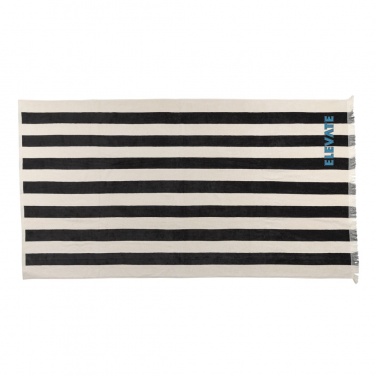 Logo trade business gifts image of: Ukiyo Yukari AWARE™ XL deluxe beach towel 100x180cm