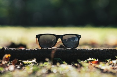 Logo trade advertising products picture of: Bamboo and RCS recycled plastic sunglasses