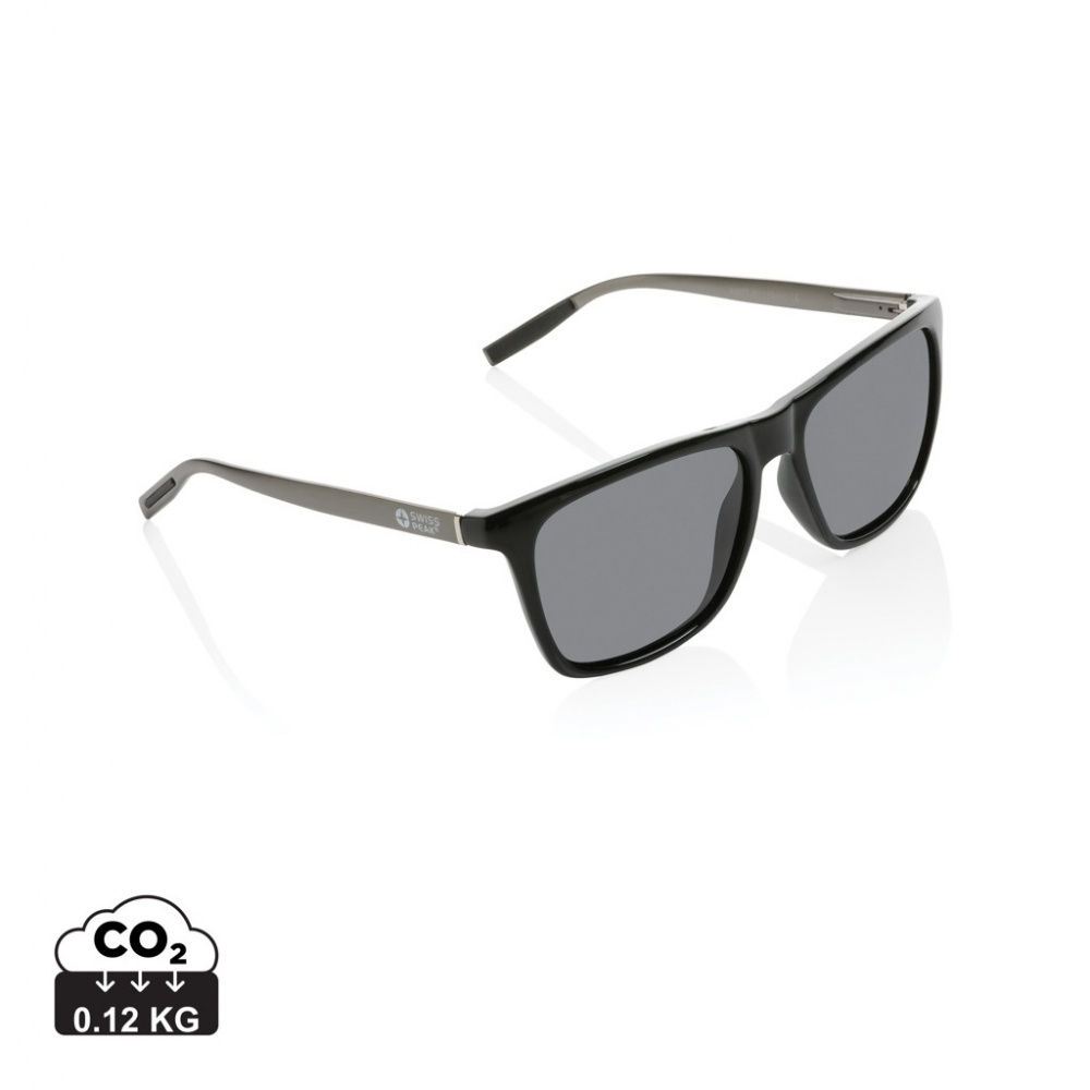 Logotrade promotional gift picture of: Swiss Peak RCS rplastic polarised sunglasses