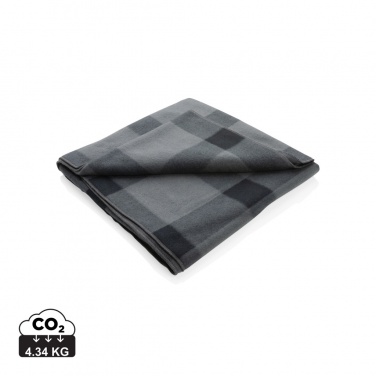 Logo trade corporate gift photo of: Soft plaid fleece blanket