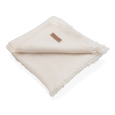 Logo trade promotional gifts picture of: Ukiyo Aware™ Polylana® woven blanket 130x150cm
