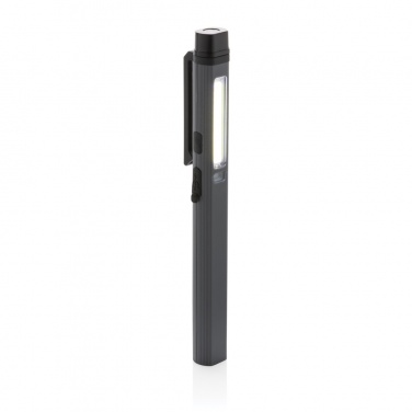 Logo trade corporate gift photo of: Gear X RCS recycled plastic USB rechargeable pen light