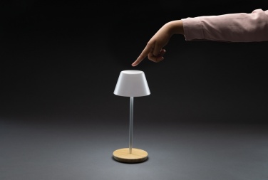 Logotrade promotional item picture of: Pure Glow RCS usb-rechargeable recycled plastic table lamp