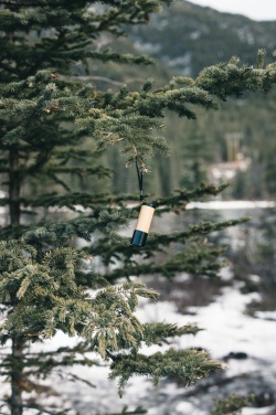 Logotrade business gifts photo of: Bamboo and RCS certfied recycled plastic torch