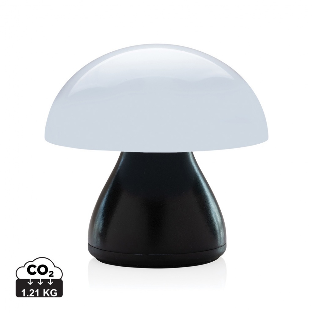 Logotrade promotional product image of: Luming RCS recycled plastic USB re-chargeable table lamp