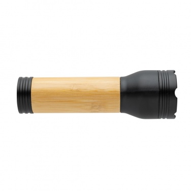 Logo trade business gift photo of: Lucid 3W RCS certified recycled plastic & bamboo torch