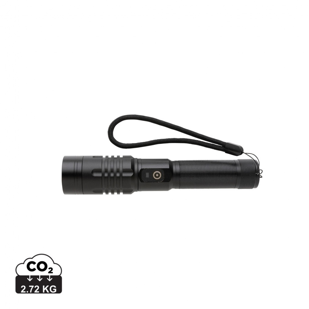 Logo trade advertising product photo of: Gear X USB re-chargeable torch