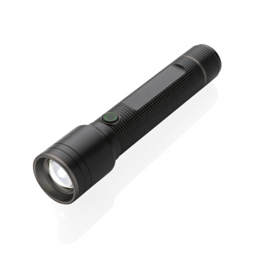 Logotrade promotional merchandise image of: Gear X RCS recycled aluminum USB-rechargeable torch large