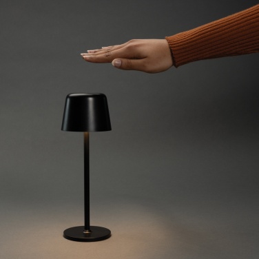 Logo trade promotional items image of: Zenic RCS recycled plastic USB re-chargable table lamp