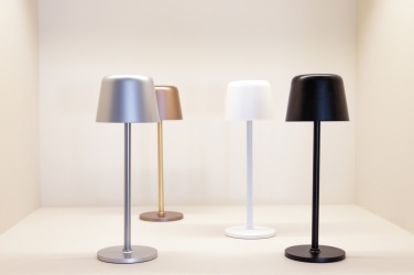 Logotrade promotional giveaway image of: Zenic RCS recycled plastic USB re-chargable table lamp