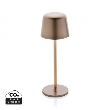 Logotrade promotional item picture of: Zenic RCS recycled plastic USB re-chargable table lamp